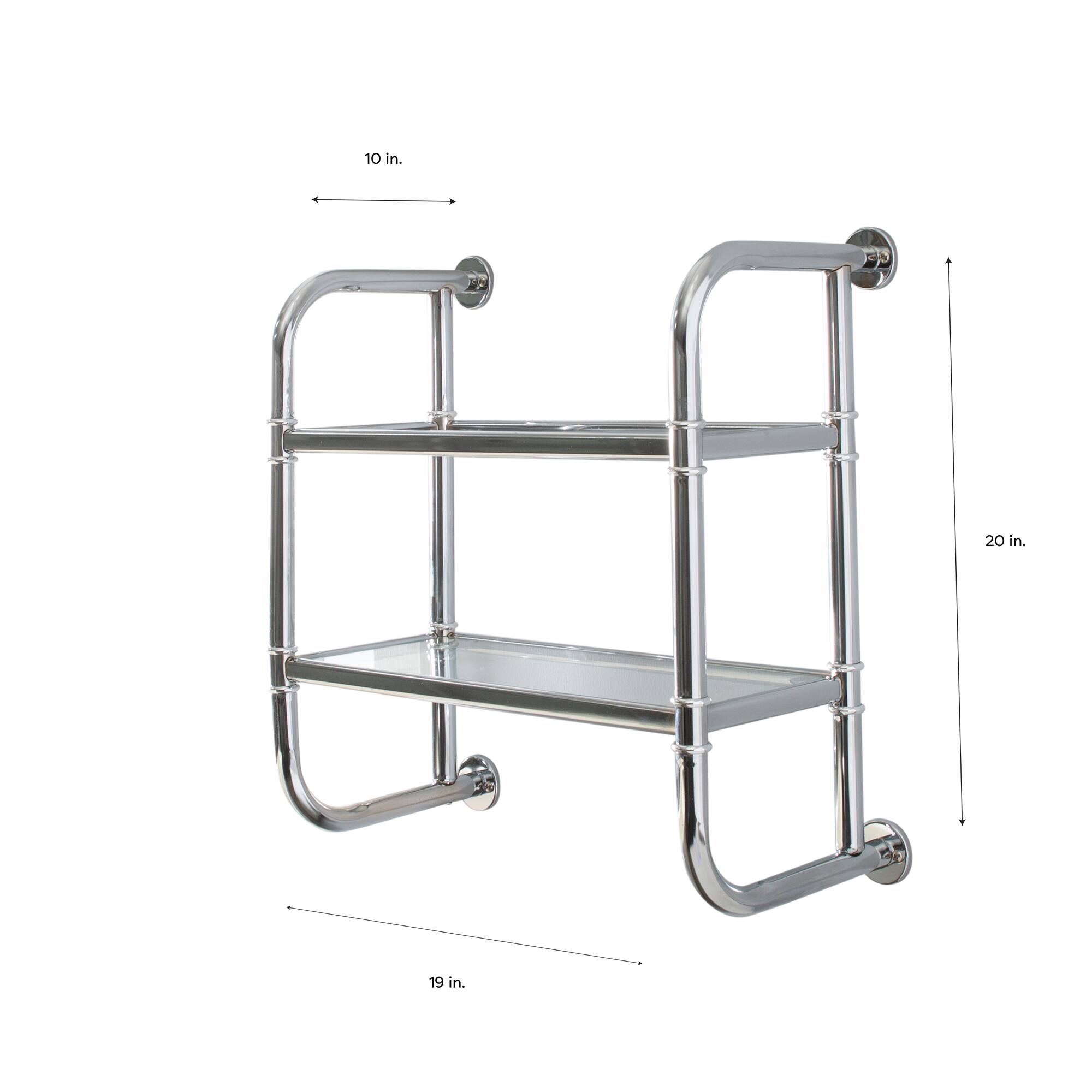 Organize It All 2-Tier Hanging Bath Shelf
